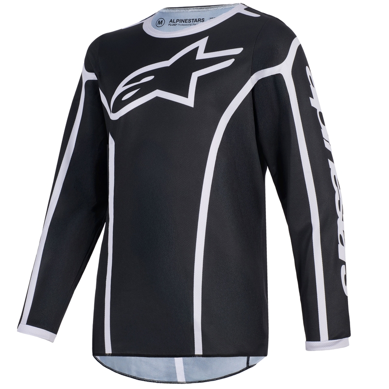 Alpinestars Fluid Apex Dječji Motokros Dres Crno-Sivi