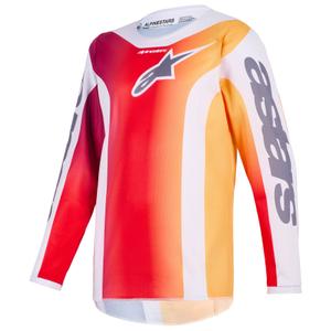 Alpinestars Fluid Portl dječji motokros dres crveno-narančasto-svijetlosiva
