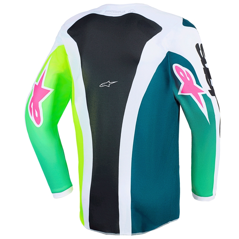 Alpinestars Fluid Portl dječji motokros dres zeleno-bijelo-crni