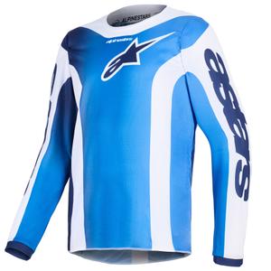 Alpinestars Fluid Portl Dječji Motokros Dres Plavo-Bijeli