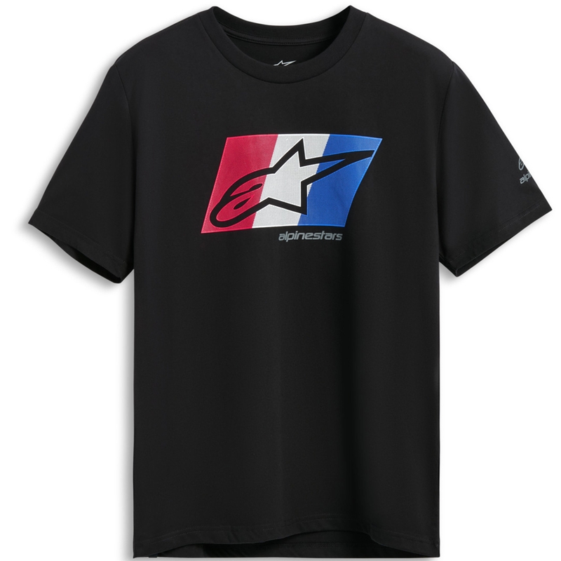 Alpinestars Global CSF majica kratkih rukava crno-crveno-bijelo-plava