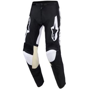 Alpinestars Racer Air Riway motokros hlače crno-bijele