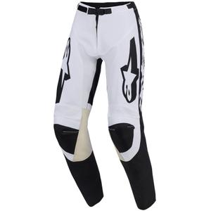 Alpinestars Racer Riway motokros hlače bijelo-crne