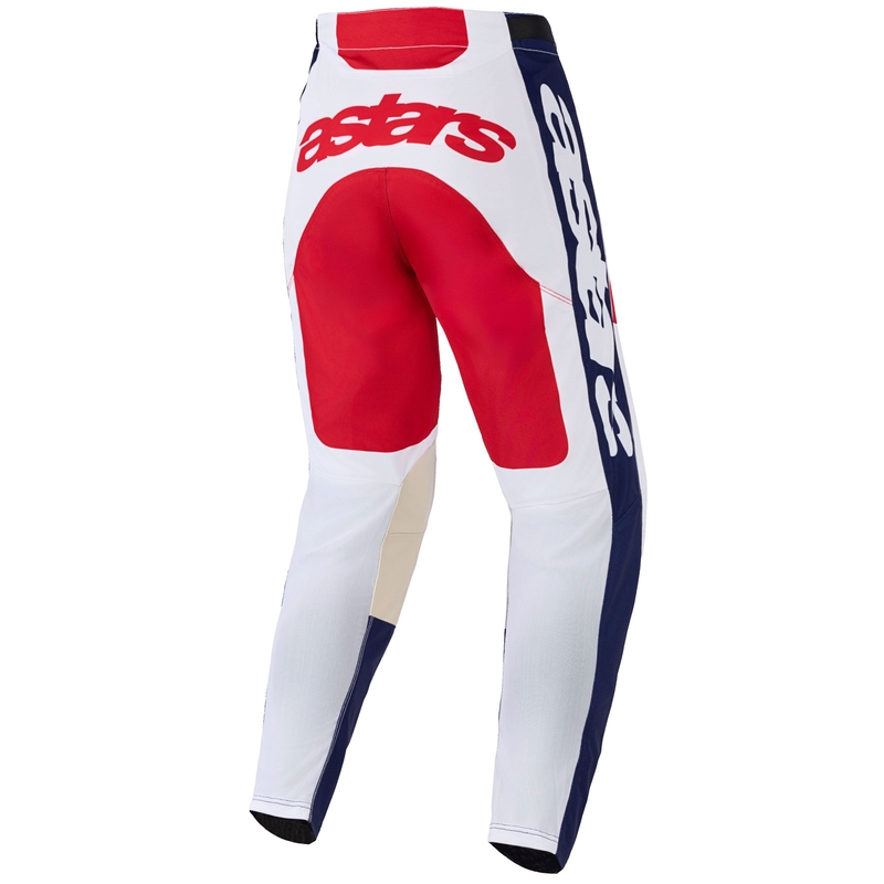 Alpinestars Racer Riway motokros hlače bijelo-plavo-crvene