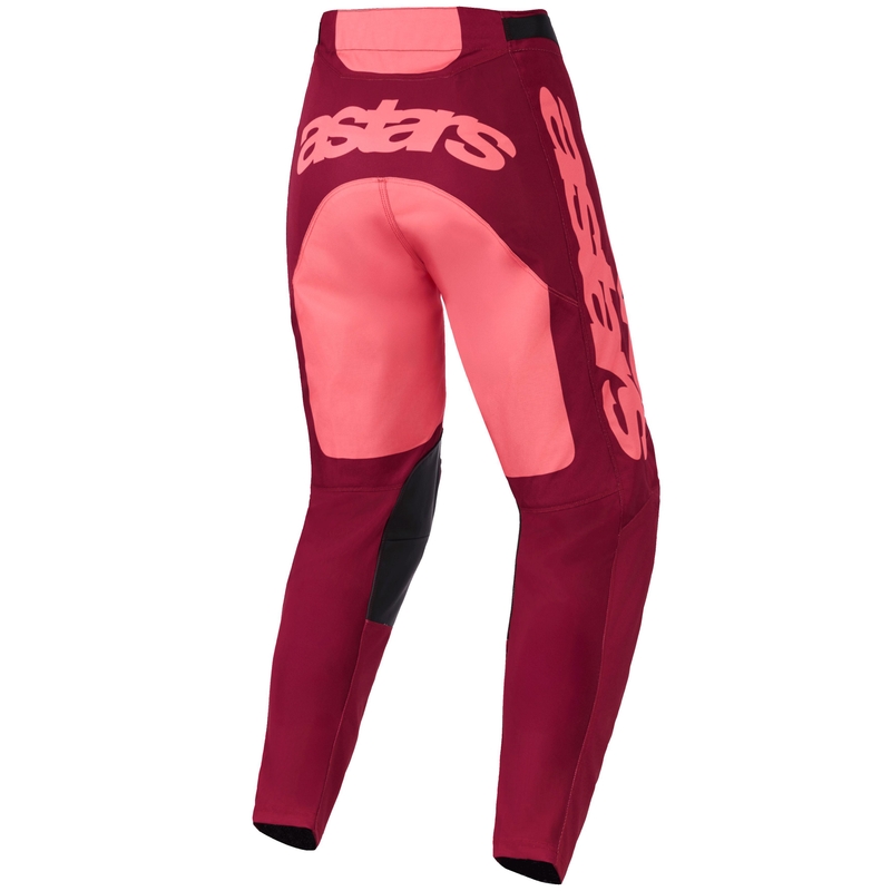 Alpinestars Racer Riway motocross hlače tamnocrvene-koraljne