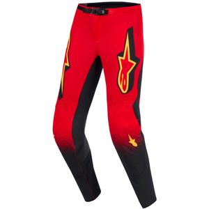 Alpinestars Supertech Scenz motokros hlače crveno-crno-žute
