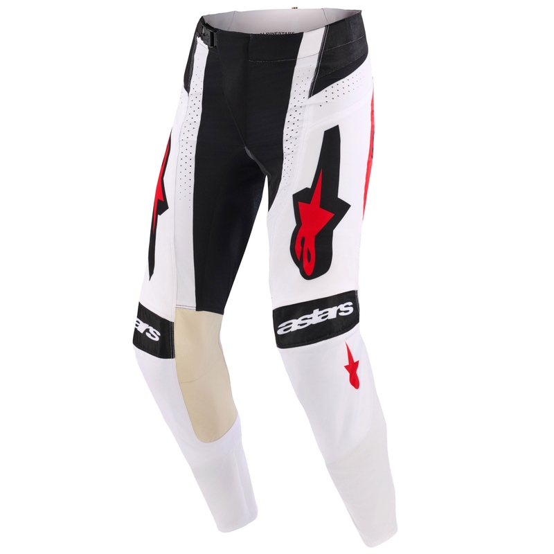 Alpinestars Techstar Knif motokros hlače crno-bijelo-plavo-crvene
