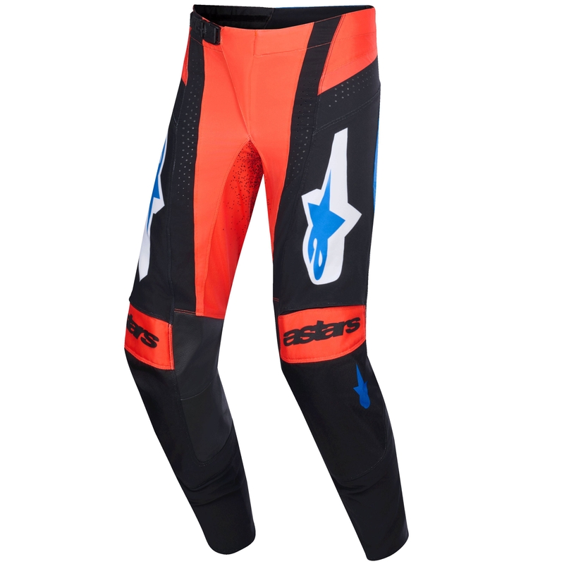 Alpinestars Techstar Knif motokros hlače narančasto-crno-plave