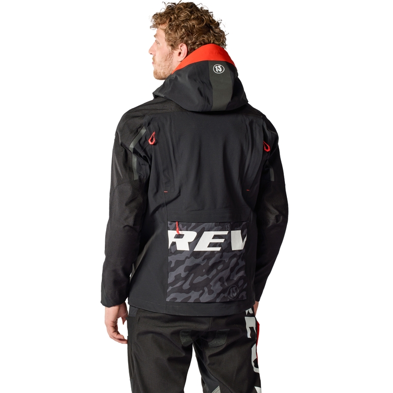 Revit Vision H2O motociklistička jakna crno-crvena
