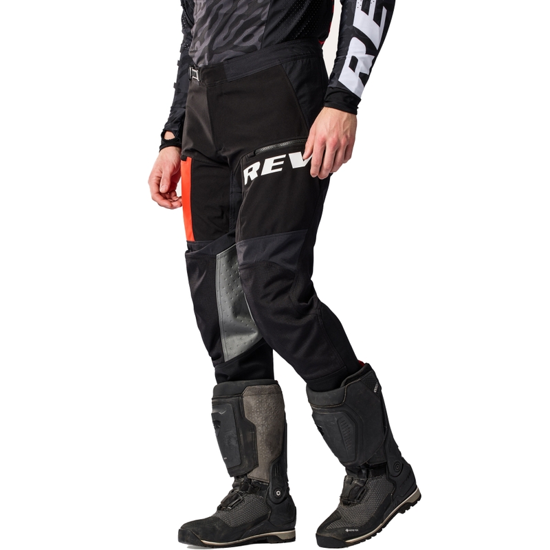 Revit Lejano moto hlače crno-crvene