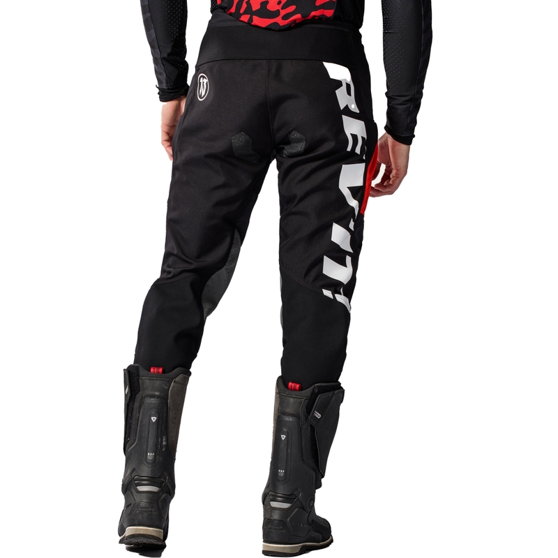 Revit Lejano moto hlače crno-crvene
