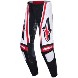 Alpinestars Techstar Nomur motokros hlače crno-bijelo-crvene