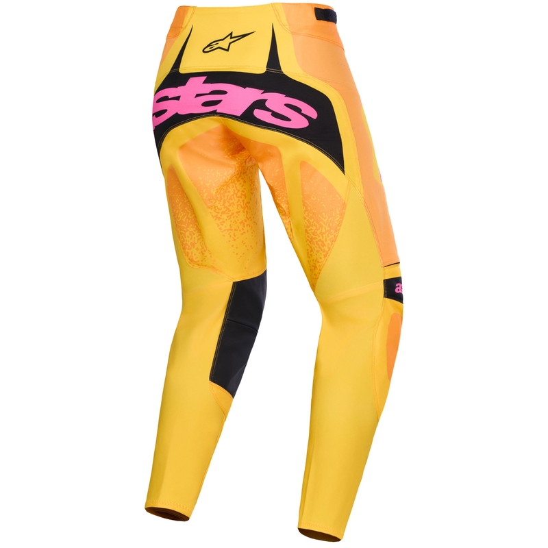 Alpinestars Techstar Nomur motocross hlače narančasto-žuto-ružičaste