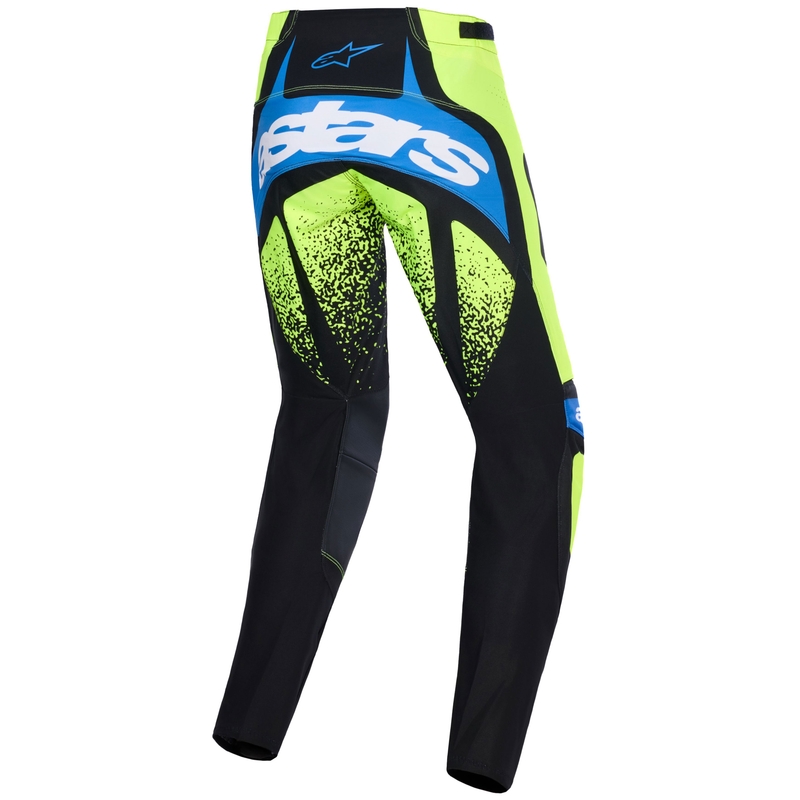 Alpinestars Techstar Nomur motocross hlače tamnoplavo-fluo žuto-plave