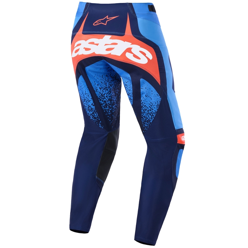 Alpinestars Techstar Nomur motocross hlače tamnoplavo-narančasto-plave
