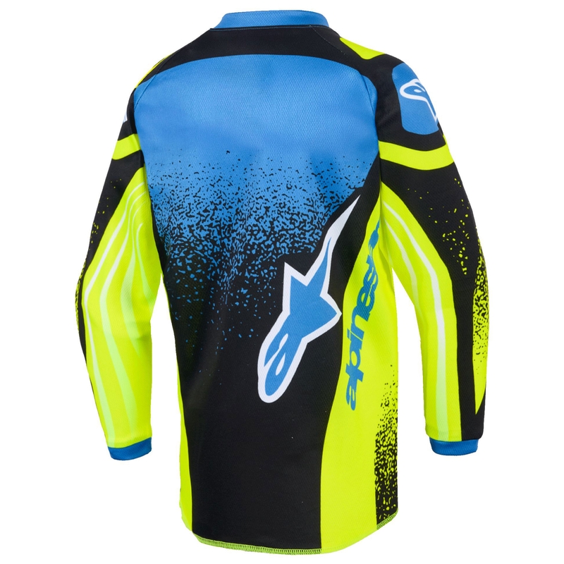 Alpinestars Racer Nomur Dječji Motokros Dres Tamnoplava-Fluo Žuta-Crna