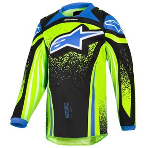 Alpinestars Racer Nomur Dječji Motokros Dres Tamnoplava-Fluo Žuta-Crna