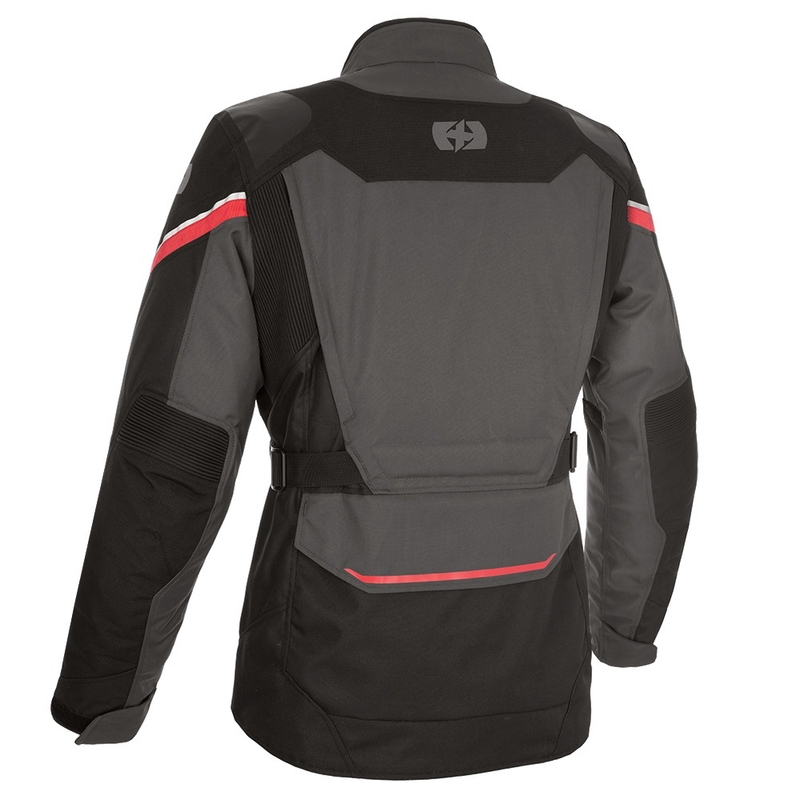 Oxford Montreal 4.0 Dry2Dry™ motociklistička jakna crno-sivo-crvena