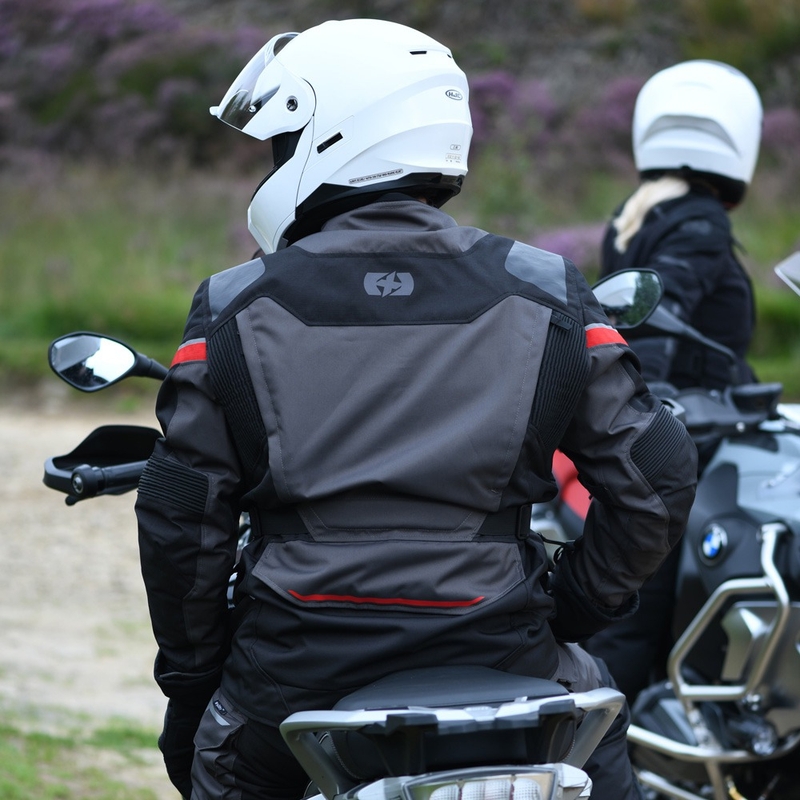 Oxford Montreal 4.0 Dry2Dry™ motociklistička jakna crno-sivo-crvena