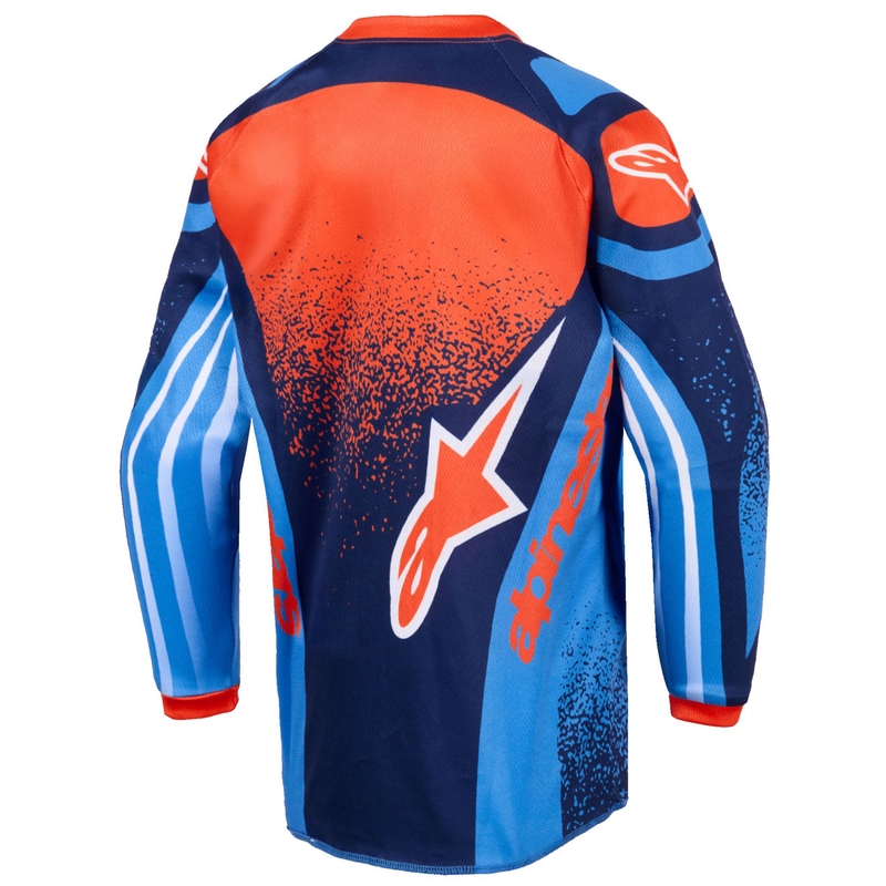 Alpinestars Racer Nomur Dječji motokros dres tamnoplavo-narančasto-crni