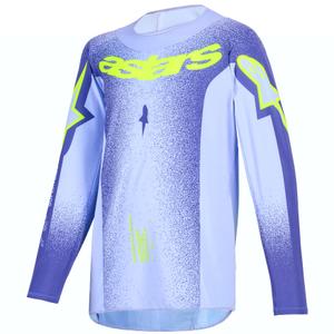 Alpinestars Supertech Scenz Dječji Motokros Dres Ljubičasto-Fluorescentno Žuti