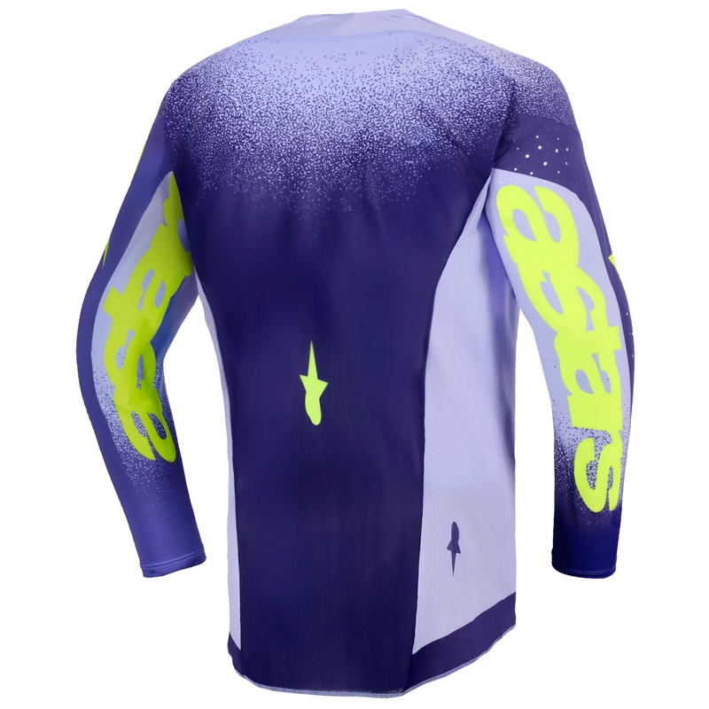Alpinestars Supertech Scenz Dječji Motokros Dres Ljubičasto-Fluorescentno Žuti