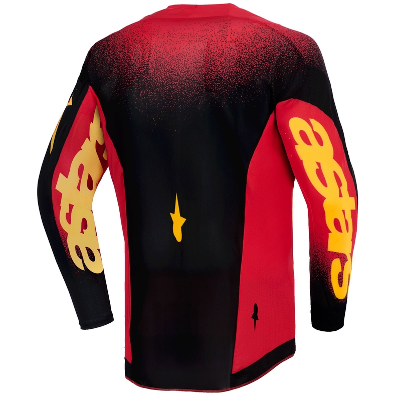 Alpinestars Supertech Scenz dječji motokros dres crveno-crno-žuti