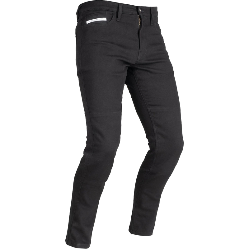 OXFORD ORIGINAL ODOBRENE SUPER ELASTIČNE TRAPERICE AA SLIM FIT skraćene motociklističke traperice crne boje