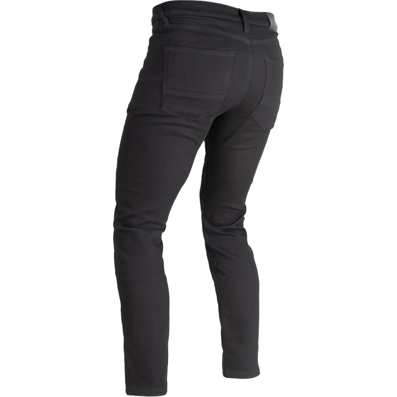 OXFORD ORIGINAL ODOBRENE SUPER ELASTIČNE TRAPERICE AA SLIM FIT skraćene motociklističke traperice crne boje