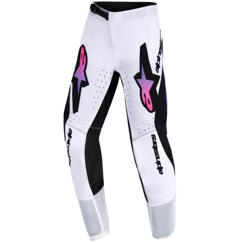 Alpinestars Supertech Vista Dječje Motokros Hlače Bijelo-Ljubičasto-Crne
