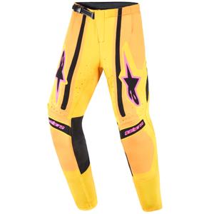 Alpinestars Techstar Nomur Dječje Motokros Hlače Narančasto-Žuto-Ružičaste
