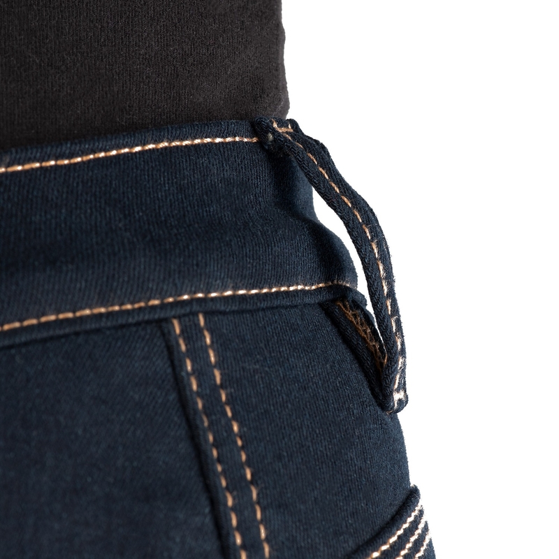 Ženske motociklističke traperice OXFORD ORIGINAL APPROVED SUPER STRETCH JEANS AA SLIM FIT plave indigo