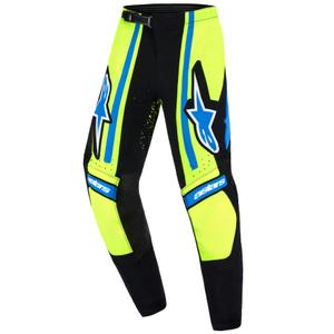 Alpinestars Techstar Nomur Dječje Motokros Hlače Tamnoplave-Fluo Žuto-Plave
