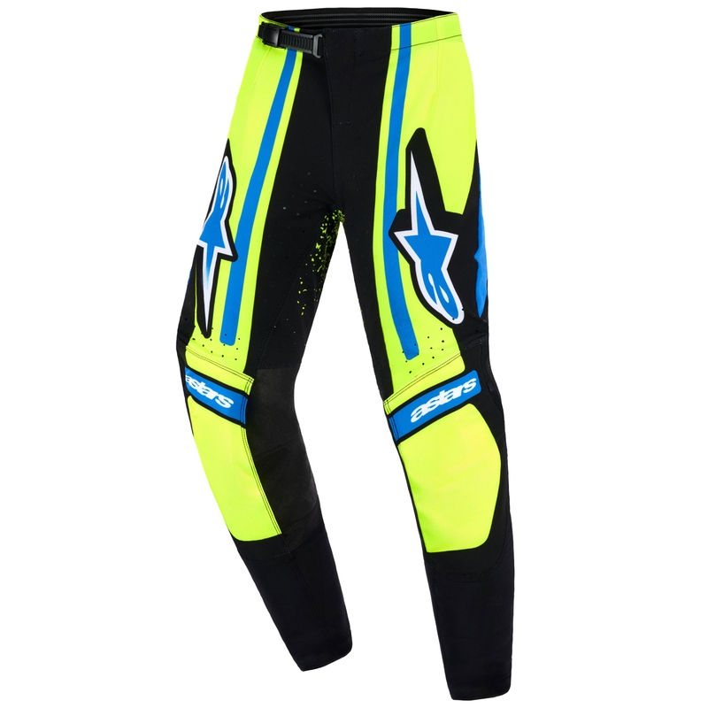 Alpinestars Techstar Nomur Dječje Motokros Hlače Tamnoplave-Fluo Žuto-Plave