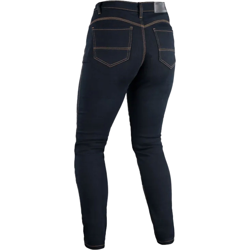 Ženske motociklističke traperice OXFORD ORIGINAL APPROVED SUPER STRETCH JEANS AA SLIM FIT plave indigo