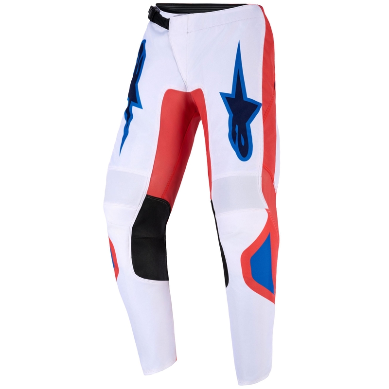 Alpinestars Fluid Grid Dječje Motokros Hlače Narančasto-Plavo-Bijele