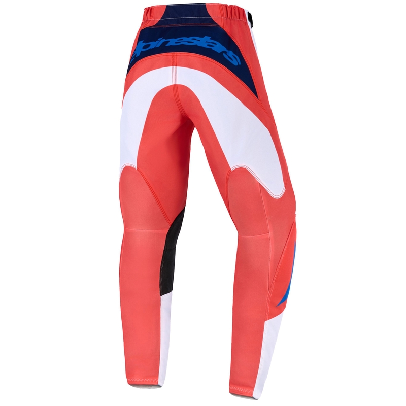 Alpinestars Fluid Grid Dječje Motokros Hlače Narančasto-Plavo-Bijele