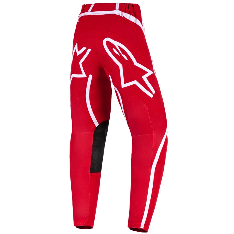 Alpinestars Fluid Apex Dječje Motokros Hlače Crveno-Bijele