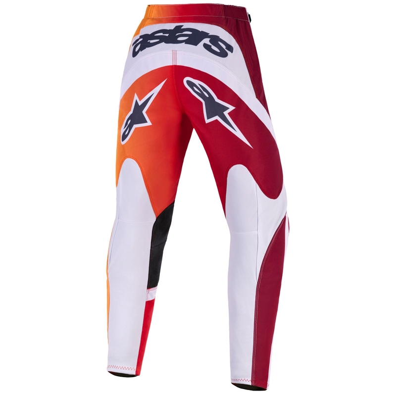 Alpinestars Fluid Portl dječje motokros hlače crveno-narančaste-svijetlo sive