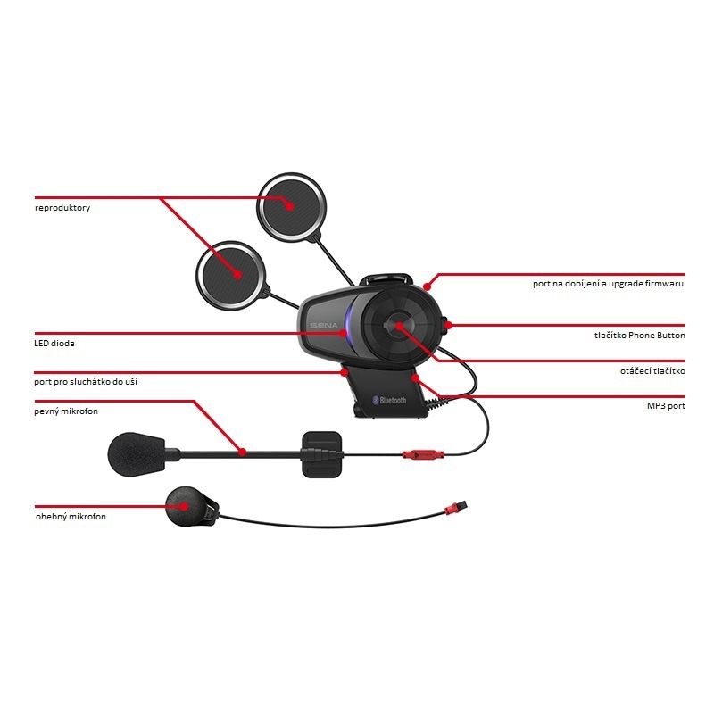 Bluetooth hands-free slušalice SENA 10S