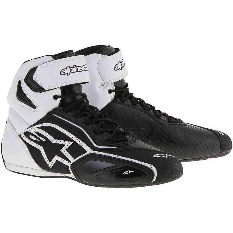 Alpinestars Faster 2 Vented motociklističke čizme crno-bijele