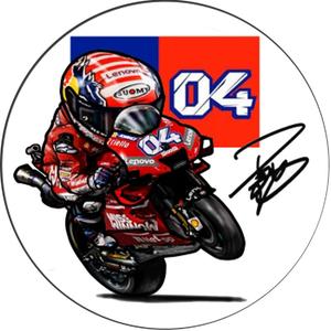 Andrea Dovizioso UMJETNIČKA naljepnica