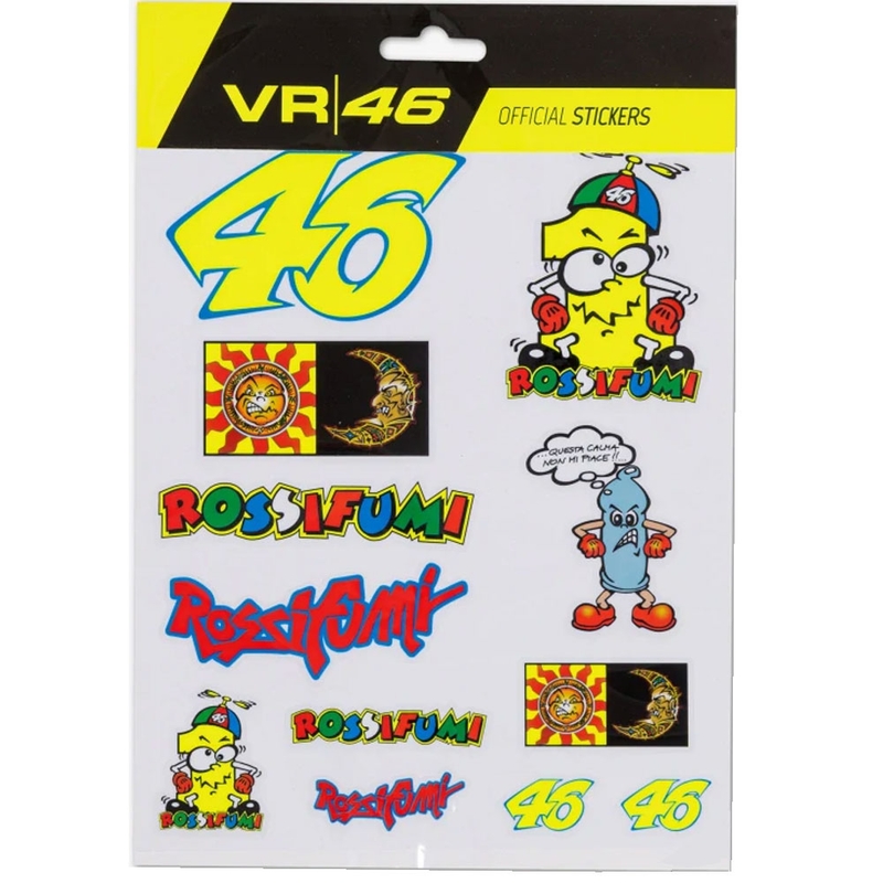 VR46 Valentino Rossi set naljepnica - Heritage