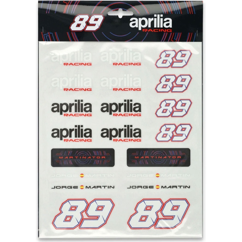 Set naljepnica Jorge Martin - Aprilia A4