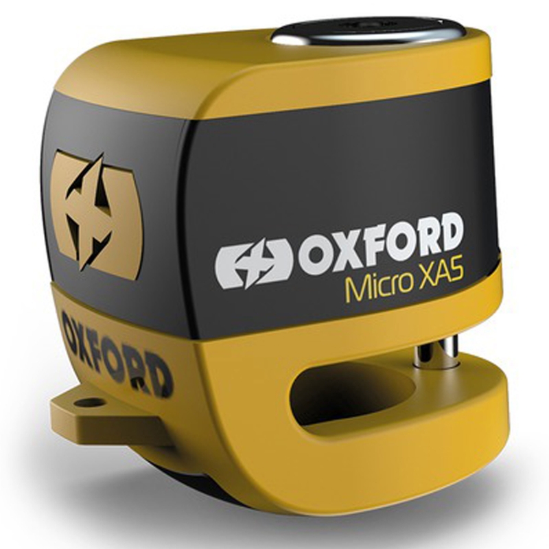 Oxford Micro XA5 brava disk kočnice s integriranim alarmom žuto-crna
