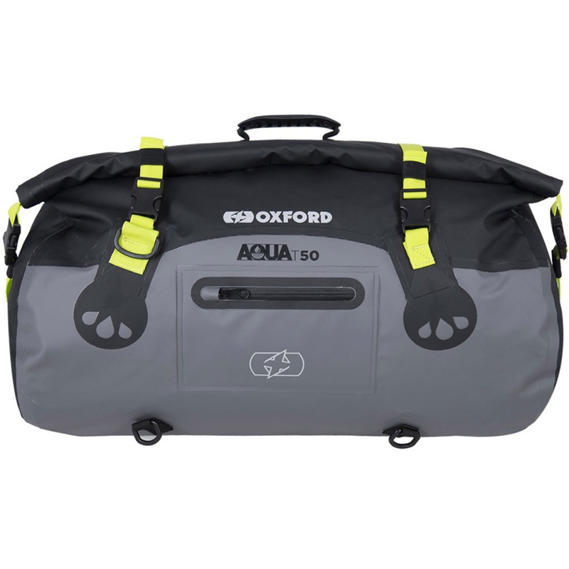 Oxford Aqua T-50 Roll Bag 50 l vodootporna torba crno-siva-fluo žuta