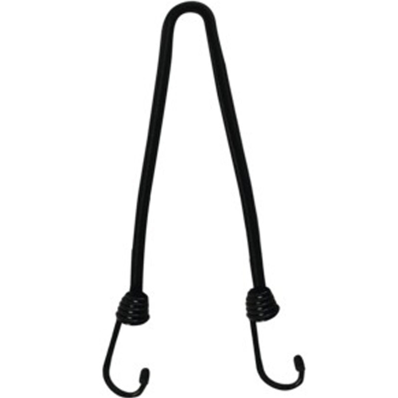 Oxford Spider remen 450/10 mm sa žičanim kukama na kraju, crni