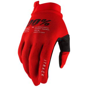 Motokros rukavice 100% - USA ITRACK crvene