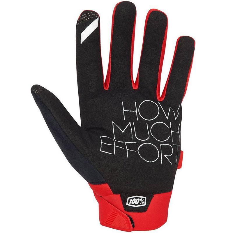 Motokros rukavice 100% - USA BRISKER crvene