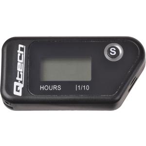 Bežični brojač sati s resetirajućim brojačem Q-TECH crni